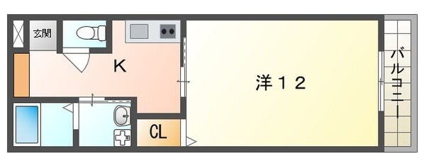 アベニール香里の物件間取画像